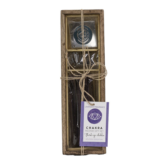 Third Eye Chakra Wooden Incense Gift Set