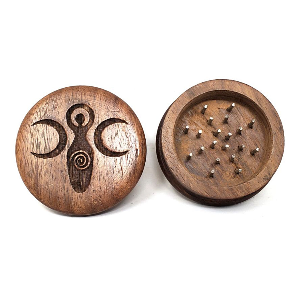 Goddess of Earth Herb Grinder 2"