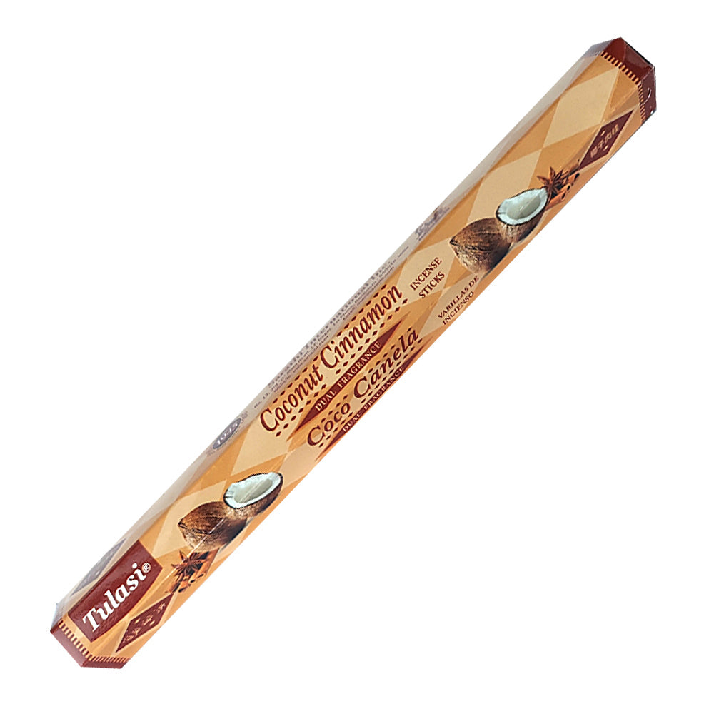 Tulasi Coconut Cinnamon Dual Fragrance Incense Sticks