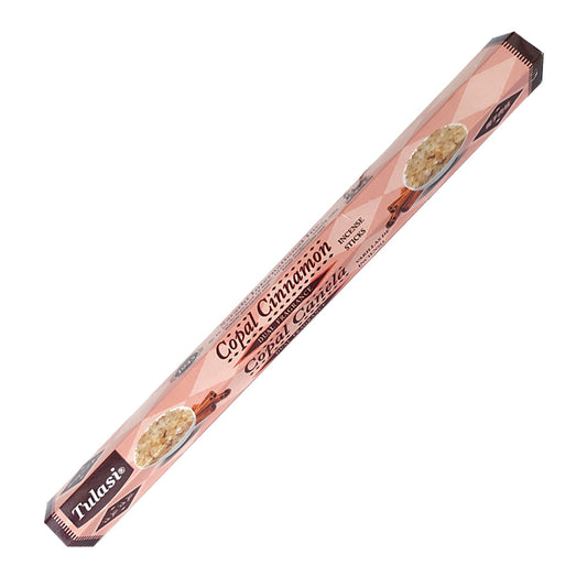 Tulasi Copal Cinnamon Dual Fragrance Incense Sticks