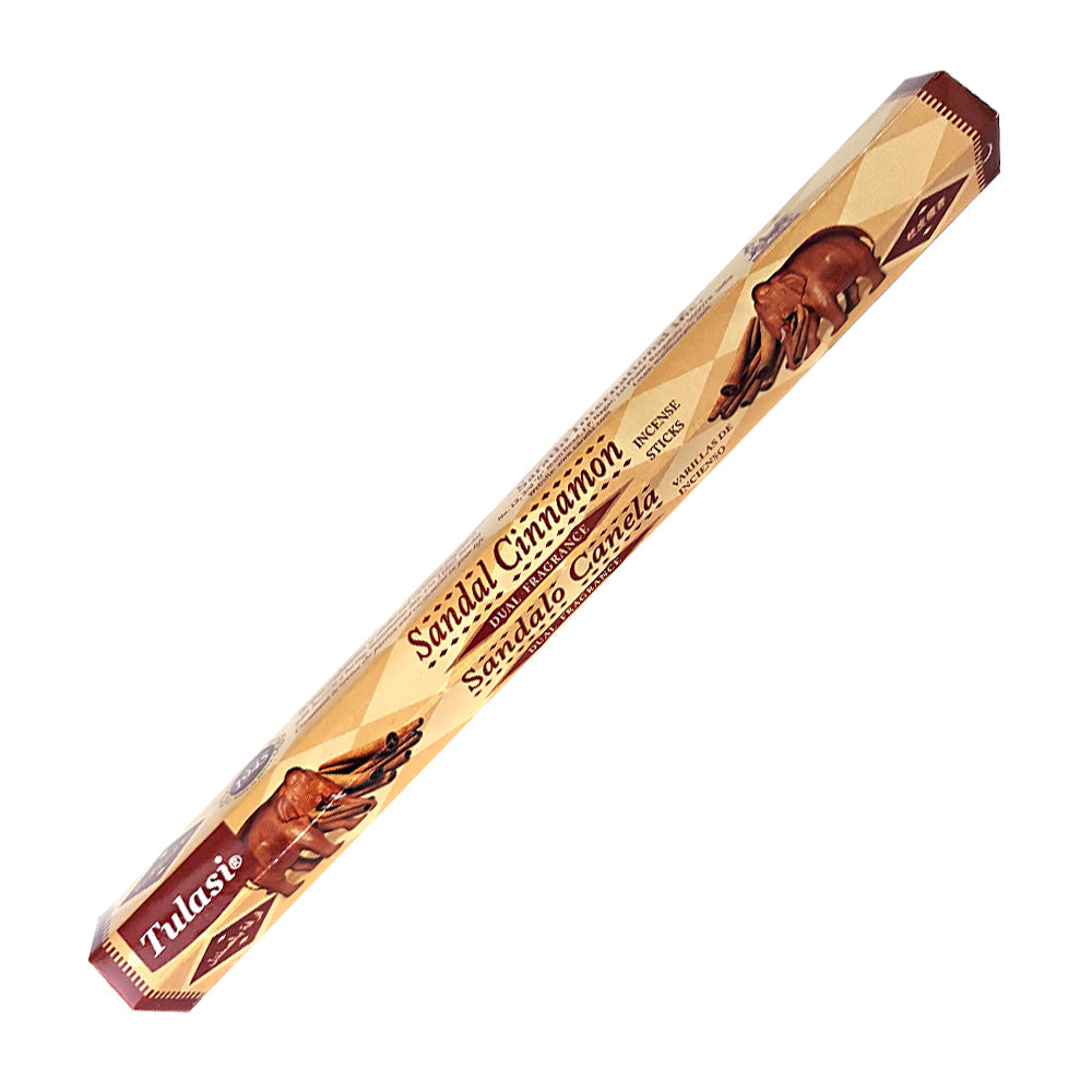 Tulasi Sandal Cinnamon Dual Fragrance Incense Sticks