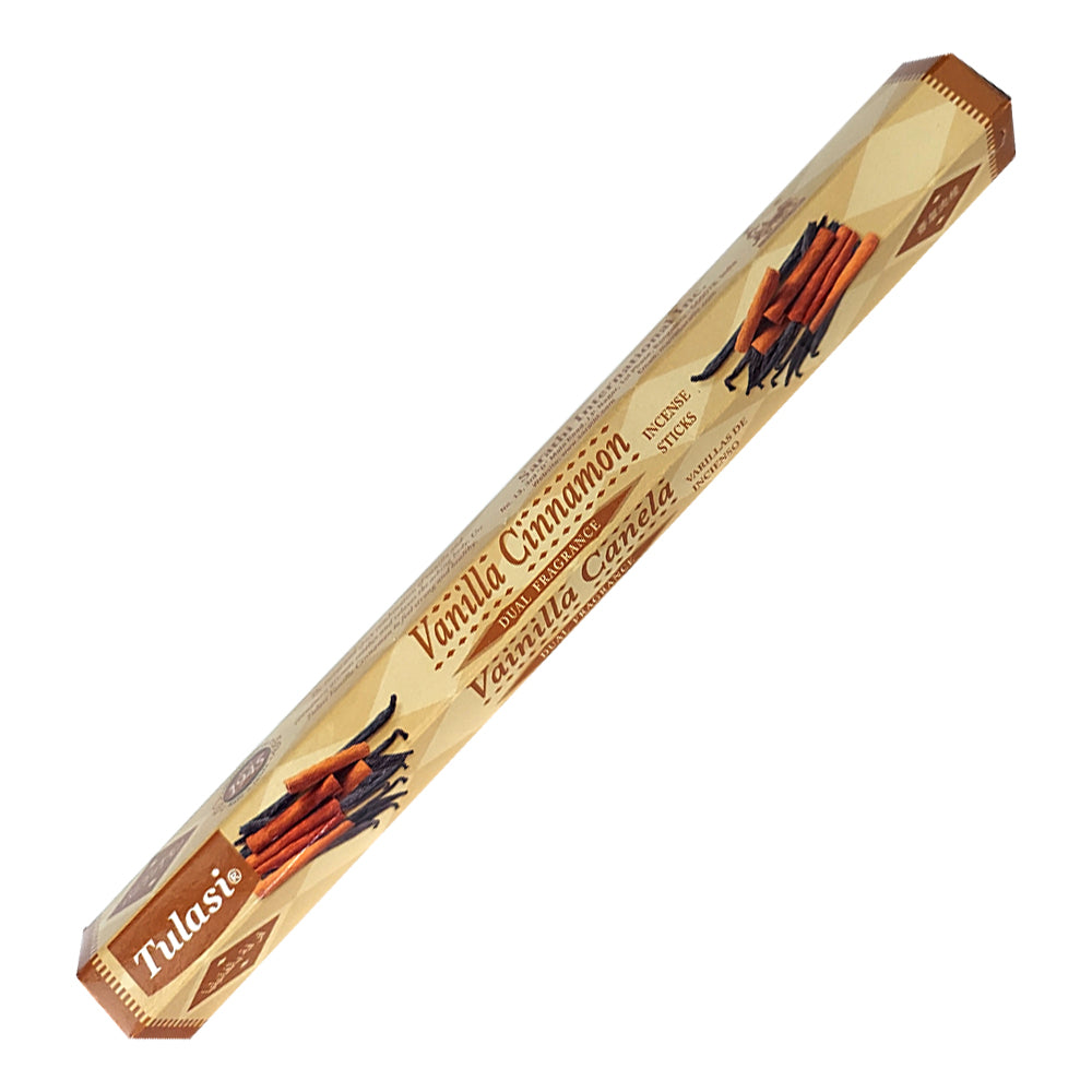 Tulasi Vanilla Cinnamon Dual Fragrance Incense Sticks