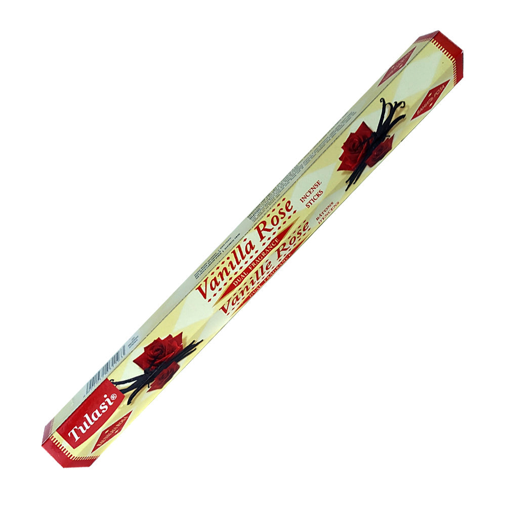 Tulasi Vanilla Rose Dual Fragrance Incense Sticks