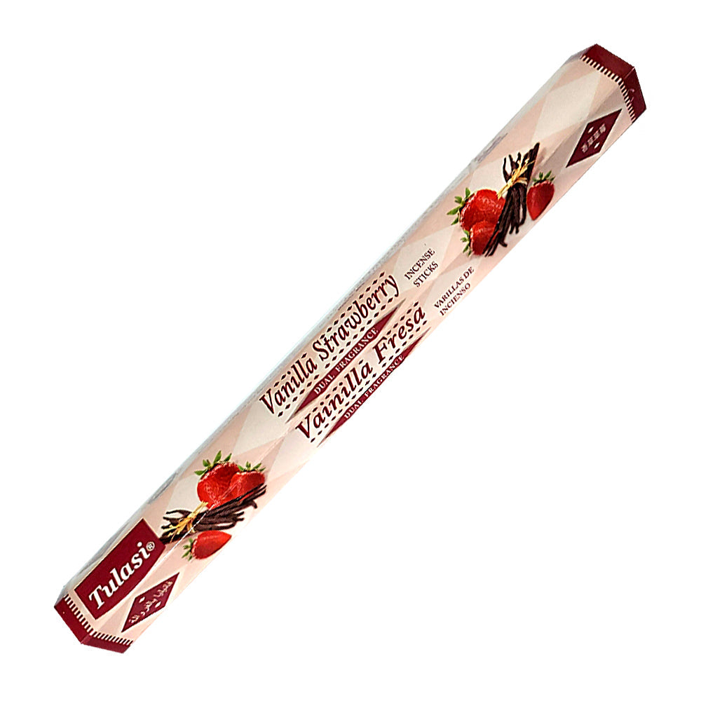 Tulasi Vanilla Strawberry Dual Fragrance Incense Sticks