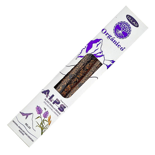 Ullas Organico ALPS Black Vanilla Orchid Incense Smudge Sticks