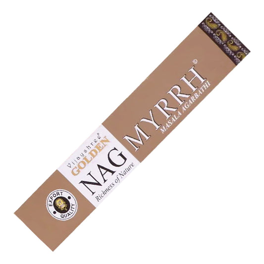 Vijayshree Golden Nag - Myrrh Incense Sticks