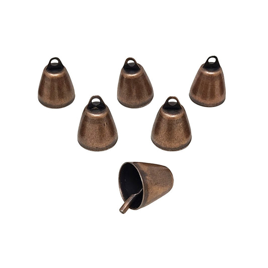 Vintage Copper Color Aluminum Bells – Antique Finish 1.5"