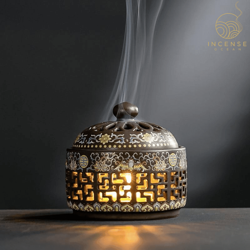 Chinese Classical Ceramic Incense Holder