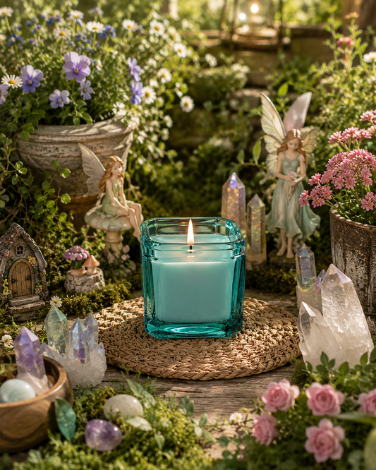 Fairy Garden 8.5 oz Soy Jar Candle | Moon Water Apothecary